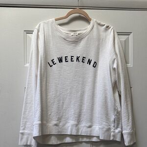 J. Crew Classic White Crewneck